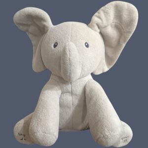 Baby GUND FLAPPY THE ELEPHANT Animated Plush-Sings & Plays Peek a Boo Toy-WORKS‎